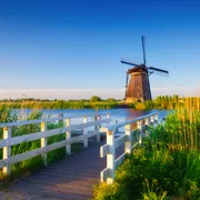 Nationalpark Kinderdijk in den Niederlanden