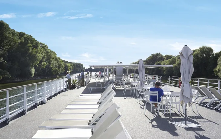 MS Loire Princesse, Sonnendeck - ©CroisiEurope