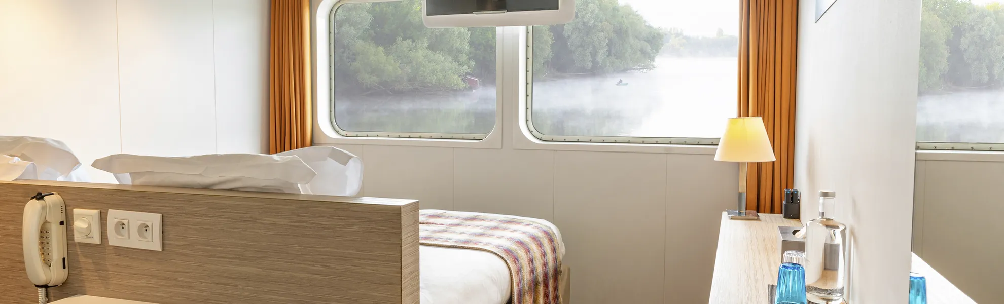 MS Loire Princesse, Doppelkabine, Hauptdeck - ©CroisiEurope