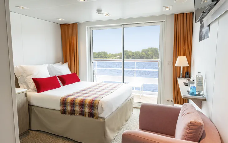 MS Loire Princesse, 2-Bettkabine, Oberdeck - ©CroisiEurope