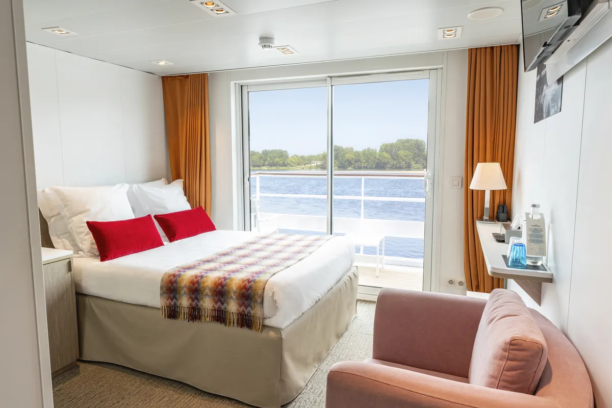 MS Loire Princesse, 2-Bettkabine, Oberdeck - ©CroisiEurope