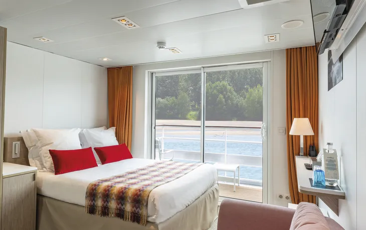 MS Loire Princesse, Oberdeck-Kabine - ©CroisiEurope