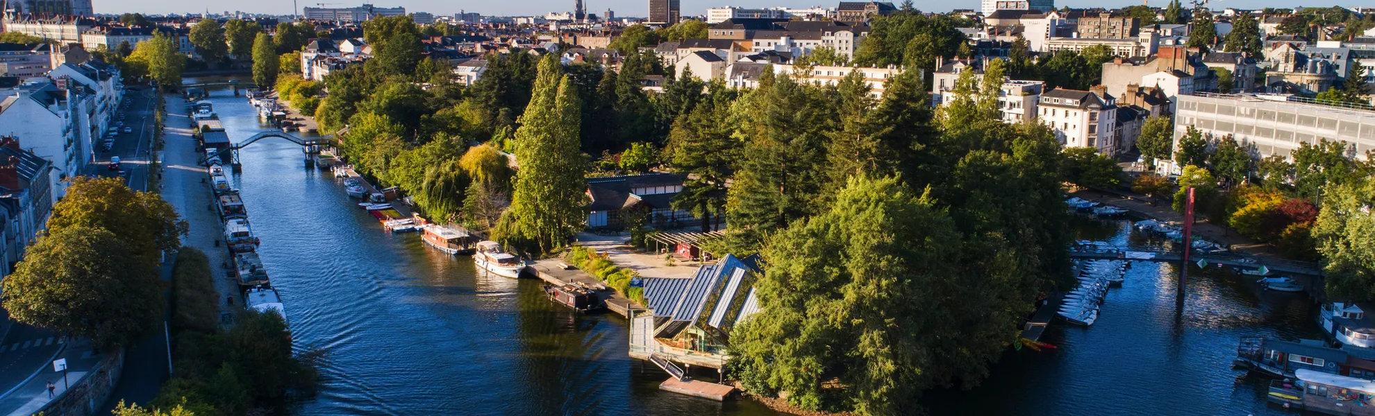 Der Fluss Erdre in Nantes - © Westside - stock.adobe.com