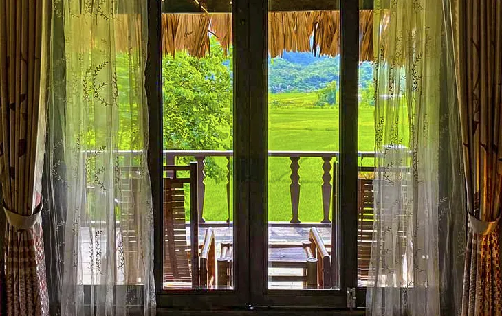 Deluxe Paddy View Room Mai Chau Ecolodge