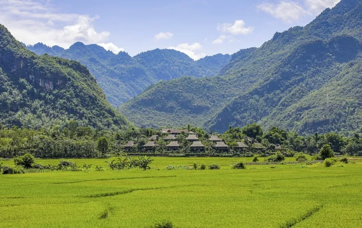 Mai Chau Ecolodge zur Green Season