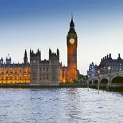 Big Ben, Parlament und Westminster in London, Vereinigtes Königreich