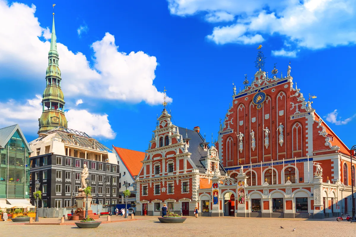 Schwarzhäupterhaus auf dem Rathausplatz der lettischen Hauptstadt Riga  - © Nikolay N. Antonov - stock.adobe.com