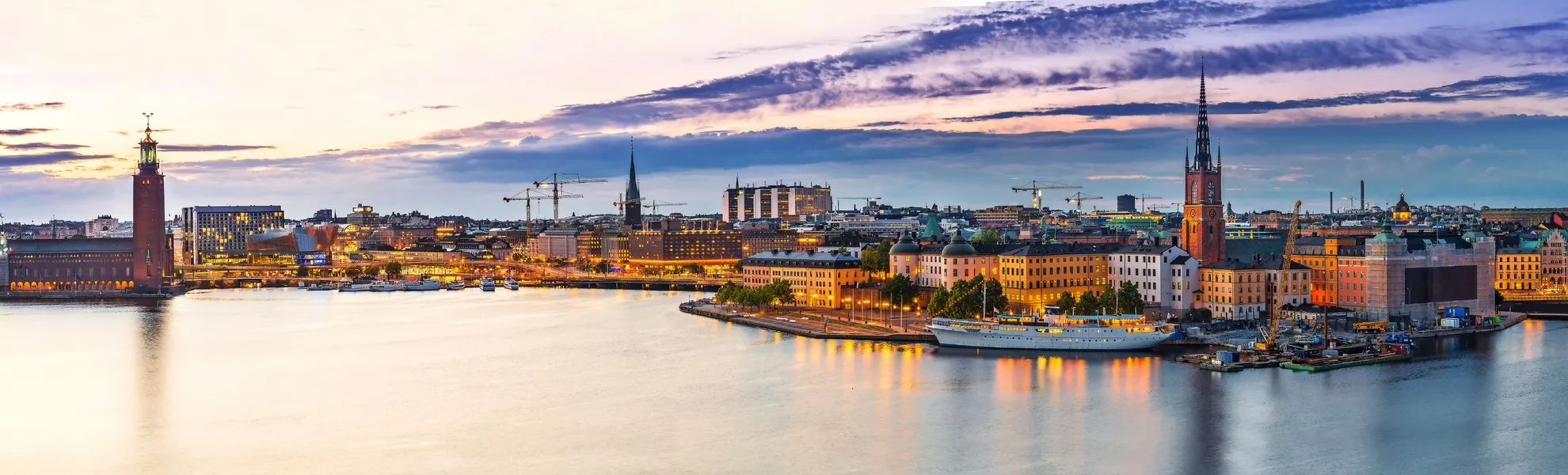 Scenic Sommer Nacht-Panorama von Stockholm,Schweden - © Sergii Figurnyi - Fotolia