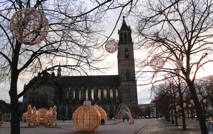 Magdeburger Domplatz im Festtagsschmuck - © holger.l.berlin - stock.adobe.com