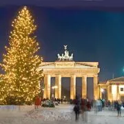 Weihnachtsbaum am Brandenburger Tor, Berlin