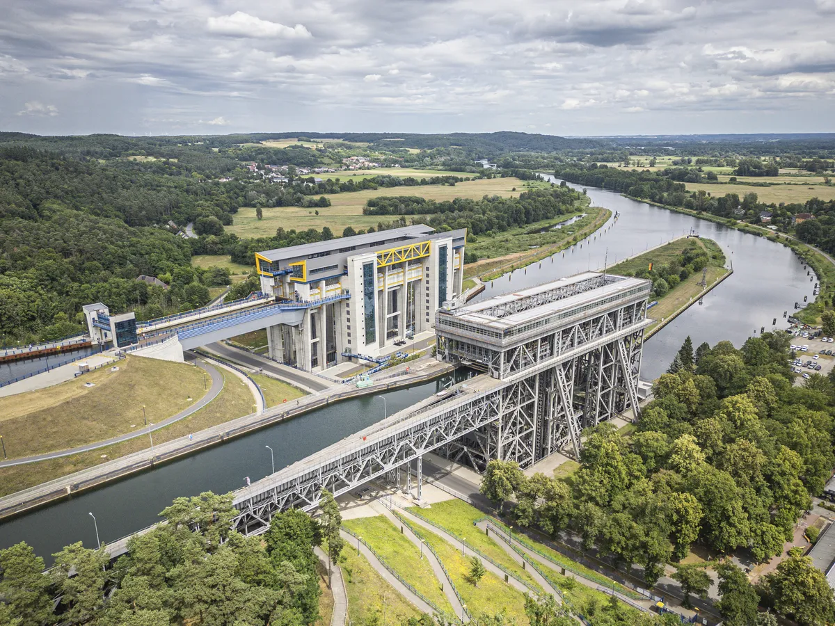 Schiffshebewerk Niederfinow am Oder-Havel-Kanal