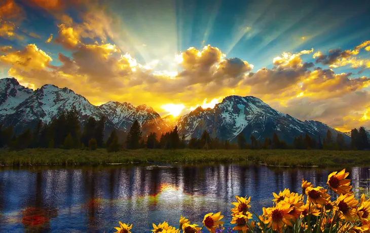 Teton Range - eine Bergkette in den Rocky Mountains - © Kevin Carden - stock.adobe.com