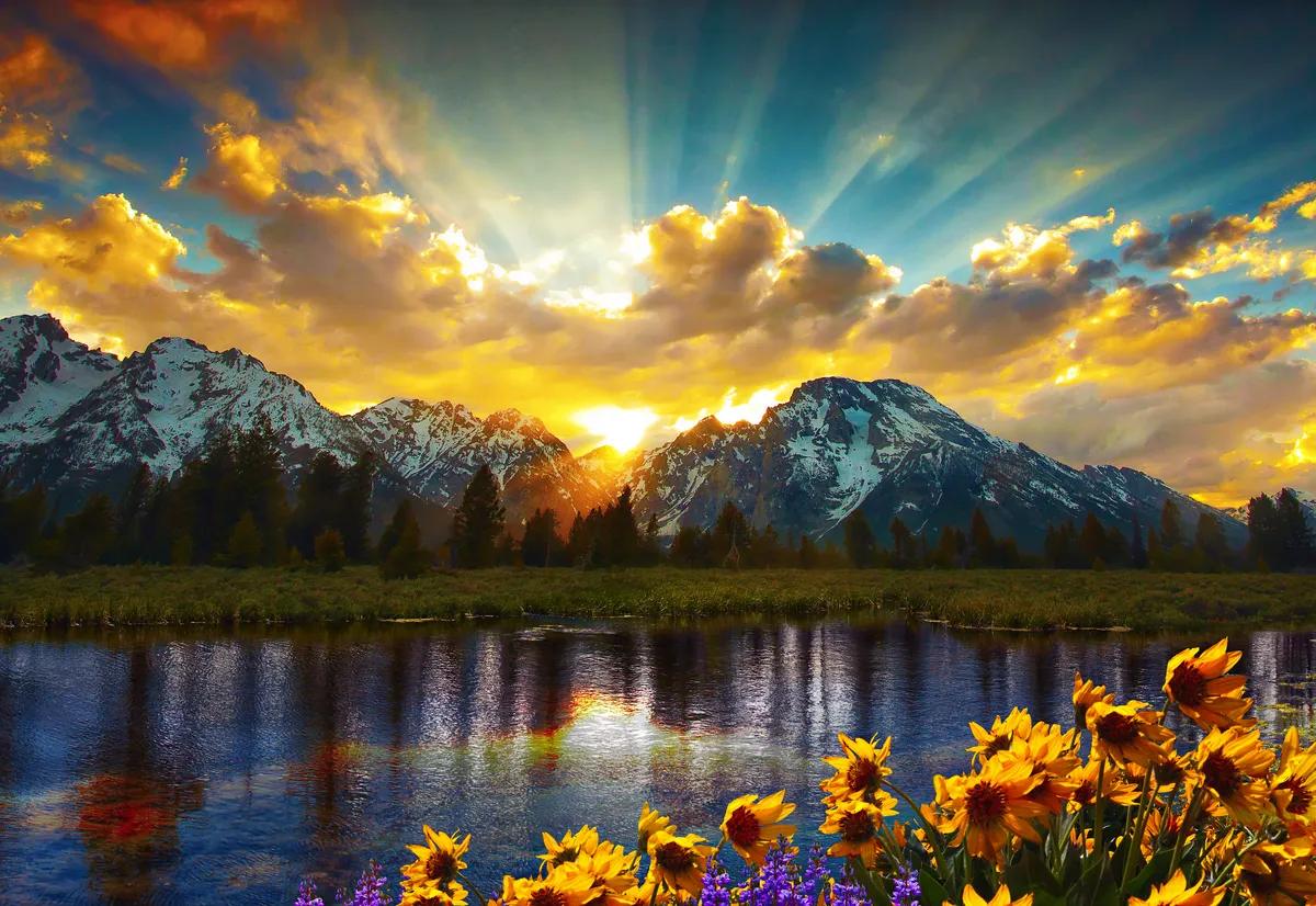 Teton Range - eine Bergkette in den Rocky Mountains - © Kevin Carden - stock.adobe.com