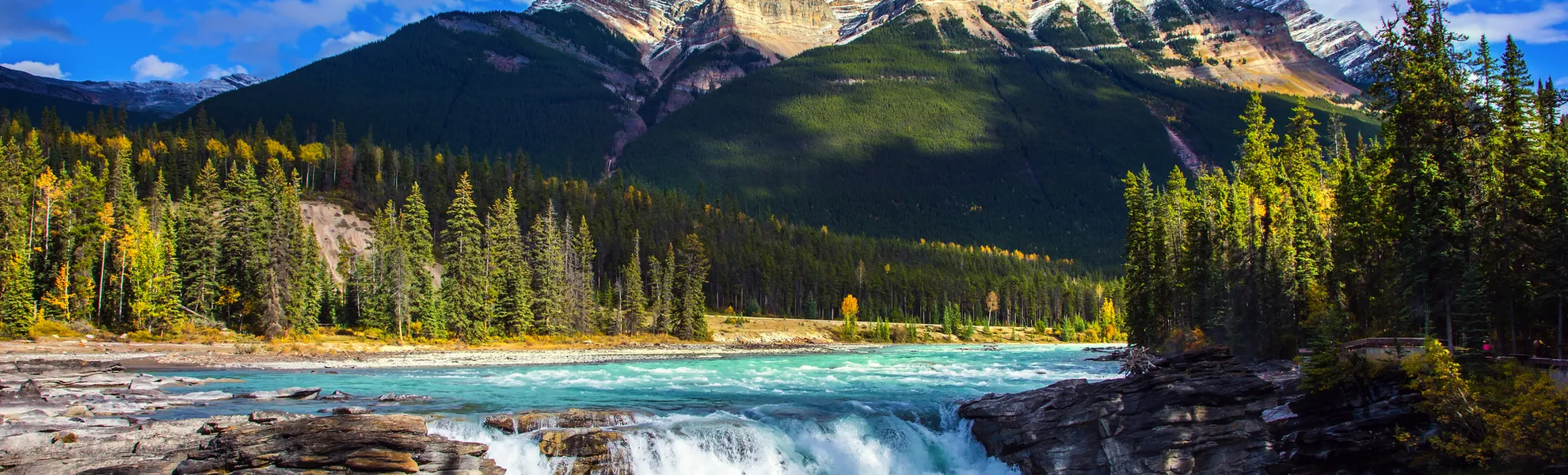 Athabasca Falls im Jasper-Nationalpark, Kanada - © Kushnirov Avraham - stock.adobe.com