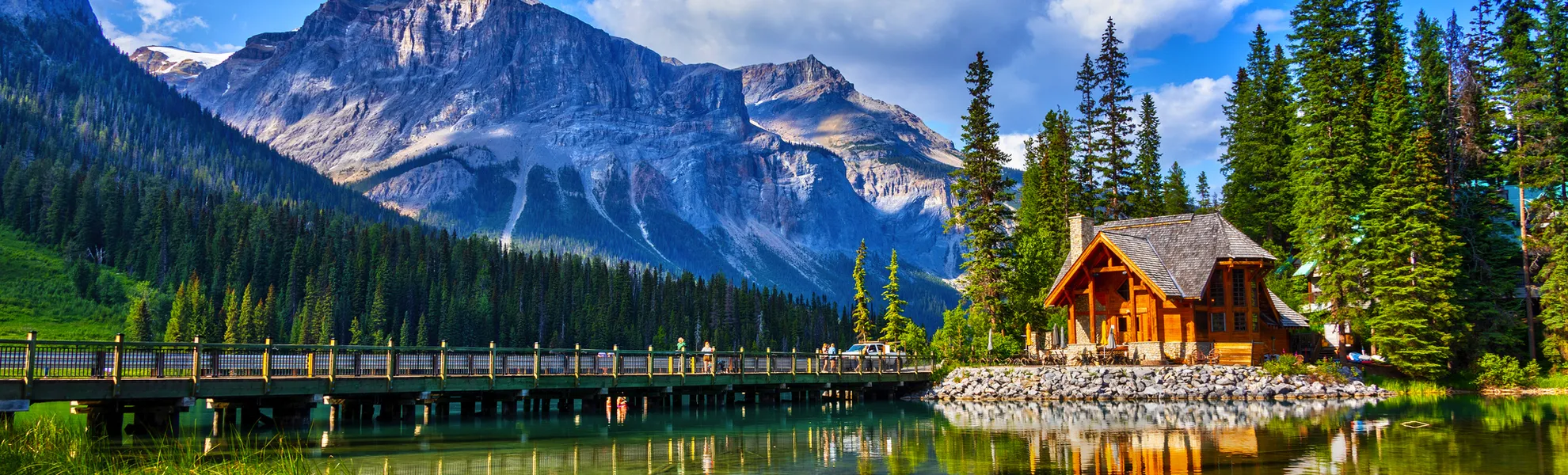 Emerald Lake in den kanadischen Rocky Mountains im Yoho-Nationalpark, British Columbia, Kanada - © Ronnie Chua