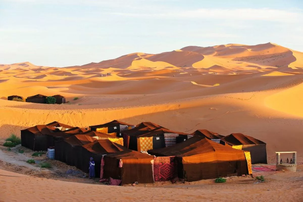 Beduinenzeltlager bei Erfoud