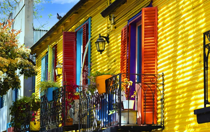 bunte Häuser in Caminito, Buenos Aires - © eskystudio - stock.adobe.com