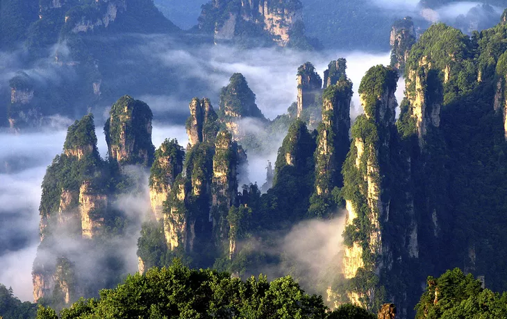 Zhangjiajie Gebirge