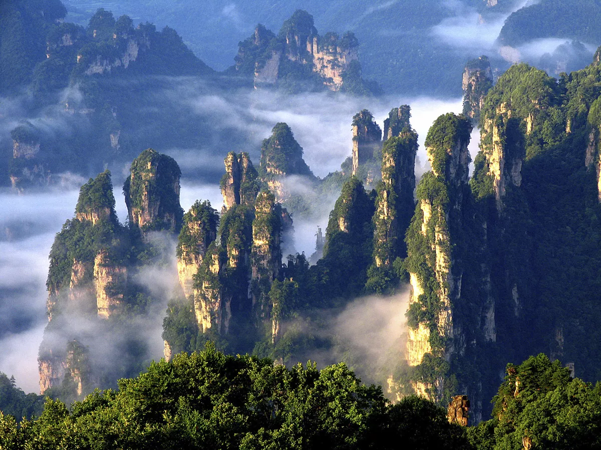 Zhangjiajie Gebirge