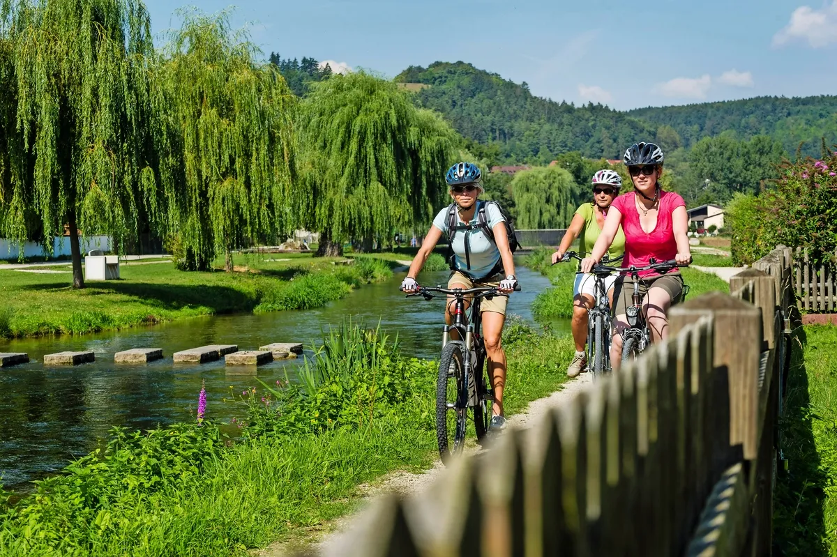 Altmühltal-Radweg bei Beilngries - © Stadt Beilngries